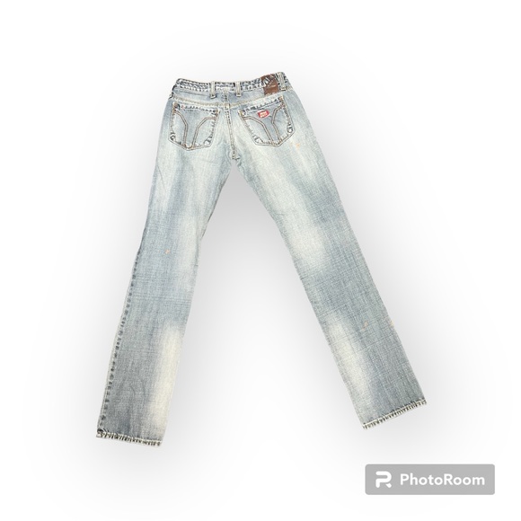 Miss Sixty Eden Style Low Rise Boot Cut Ripped Jeans - 24 - Picture 11 of 16